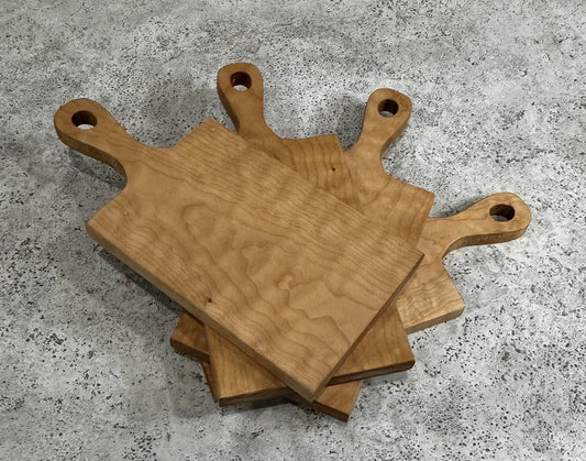 Curly Maple Small Cutting Board (6"x9")